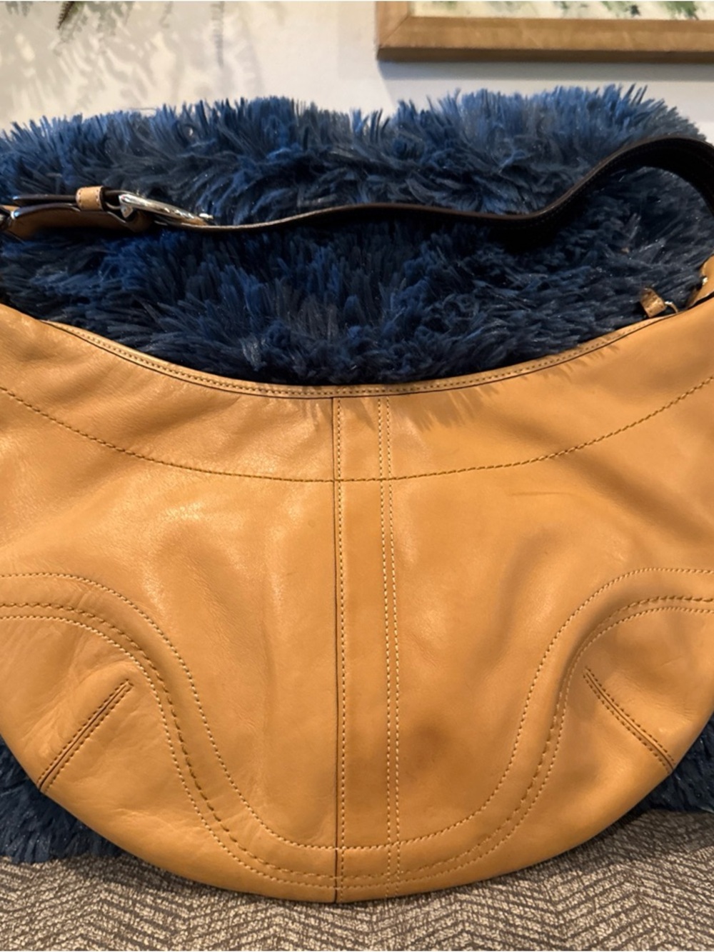 Coach SoHo hobo bag in beige (vintage)